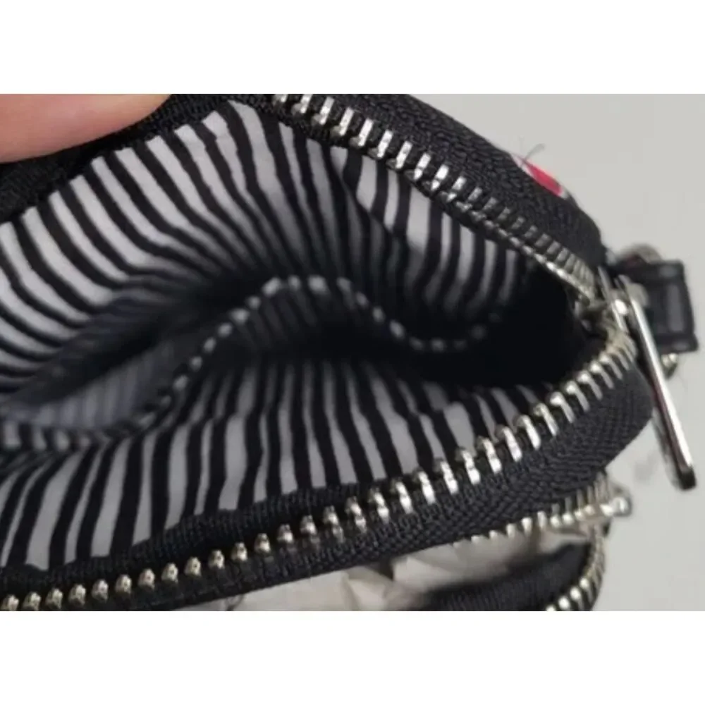 ~ NEW Brighton Hearts a Flutter Crossbody Bag Utility Black Red Love Silver Hrdw - Picture 6 of 13